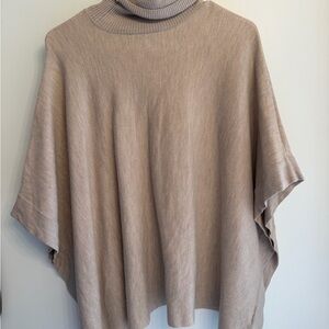 Women’s Ann Taylor Taupe Cowl Neck Sweater Size XS/S
